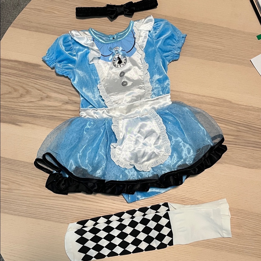 12-18 month Alice in Wonderland costume